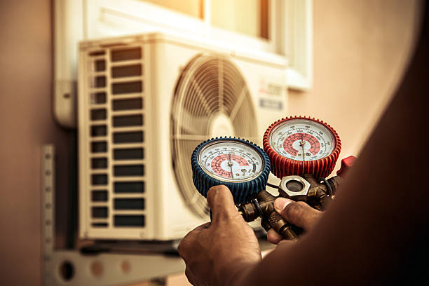Professional Hvac Maintenance technician working in Linden, NJ